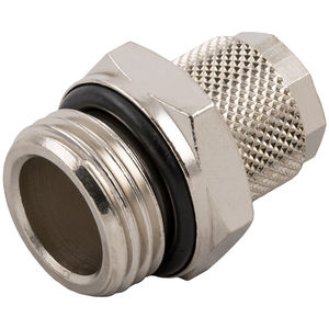 Male Straight Push On Metal Fitting 0100000009 (Lurus 8/6 x 1/2")